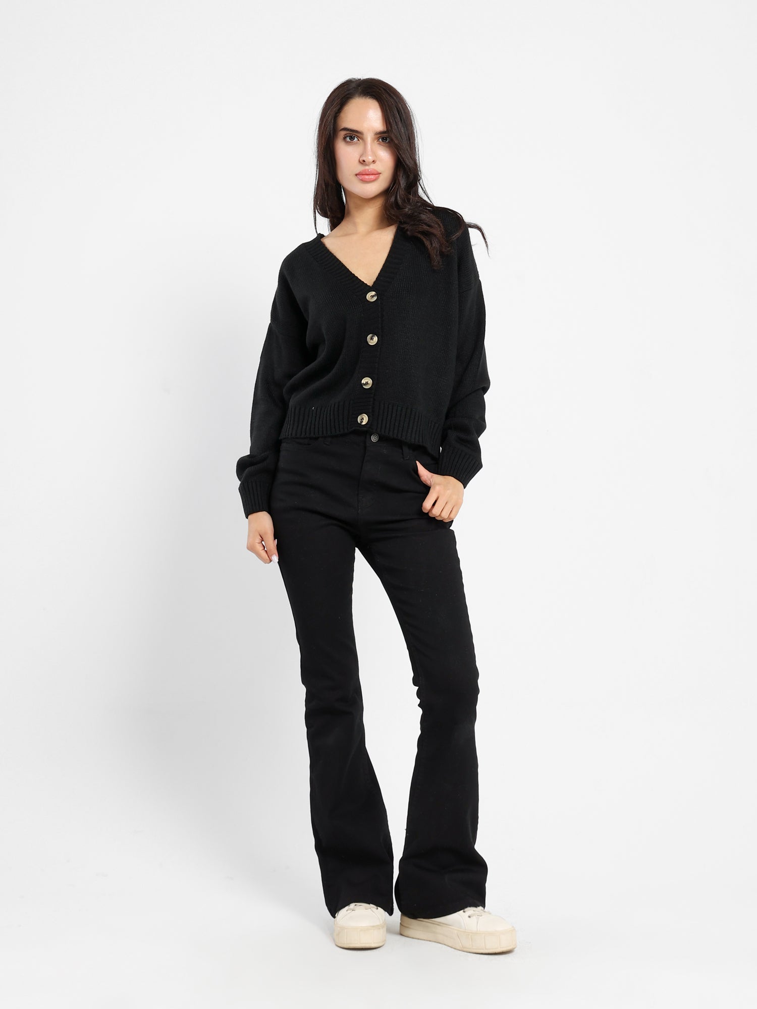 Basic Short Solid Cardigan