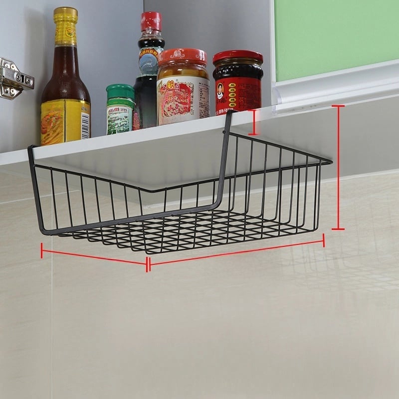 Casual Solid Color Iron Storage Basket