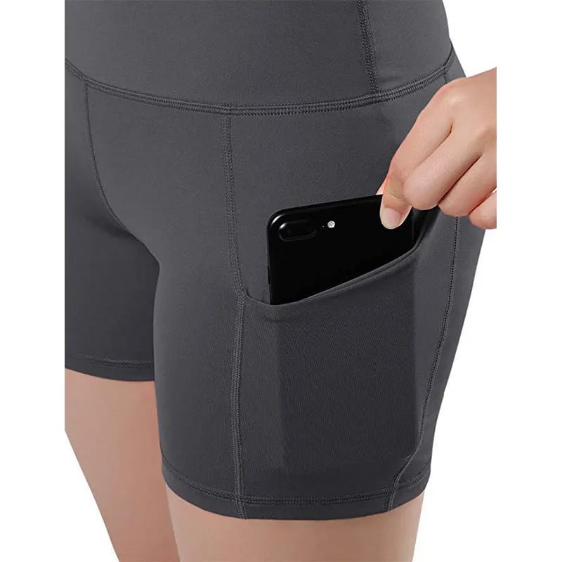 Buy 2 get 10% off🔥Women High Waist Hip Lifting Yoga Shorts Pocket