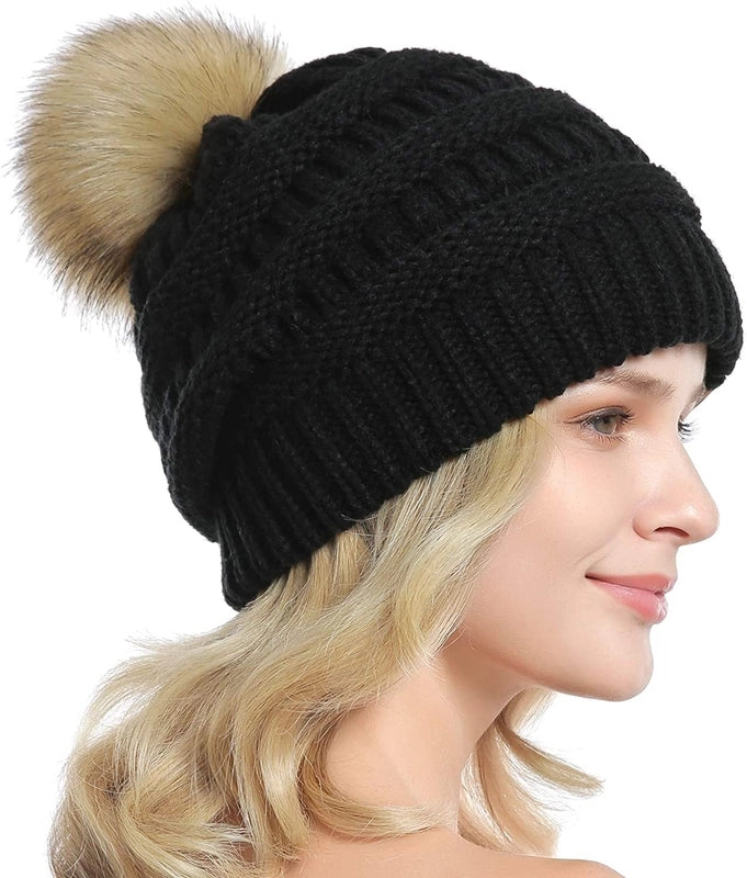 Women's Vintage Style Solid Color Eaveless Wool Cap