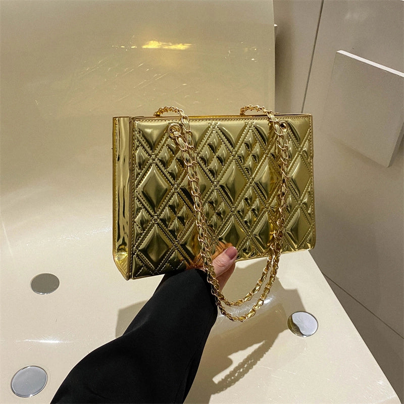 Women's Small All Seasons Pu Leather Streetwear Square Bag