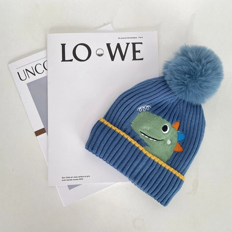 Children Unisex Cute Animal Wool Cap