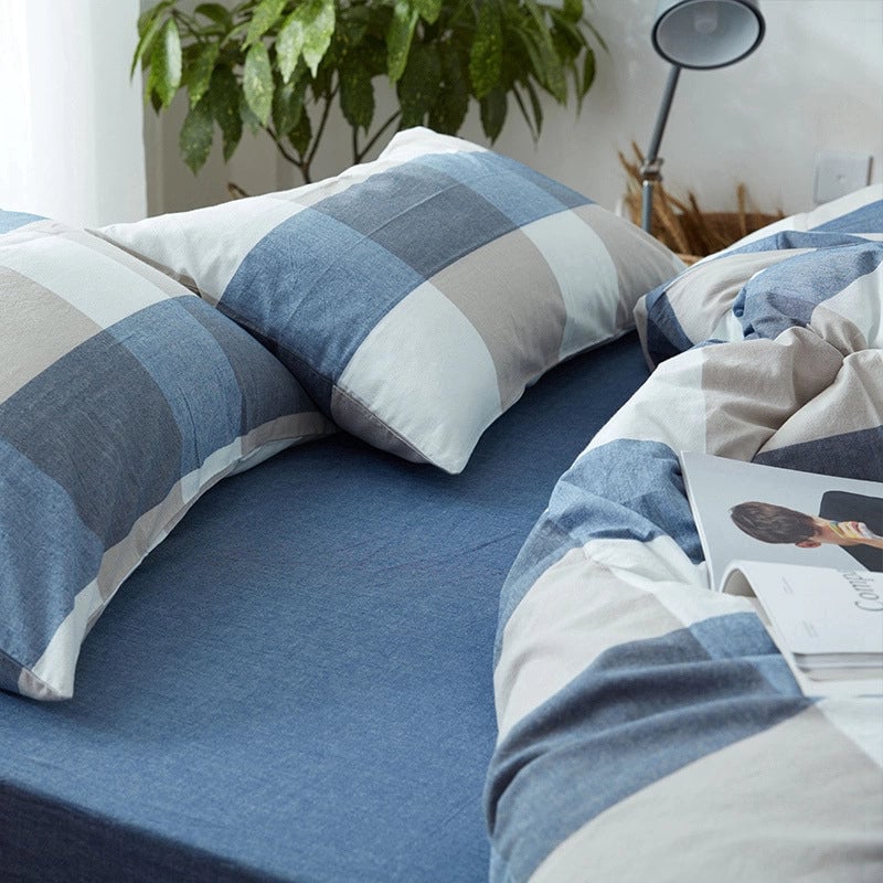 Casual Lattice Solid Color Cotton Pillow Cases Couch & Sofa Decor