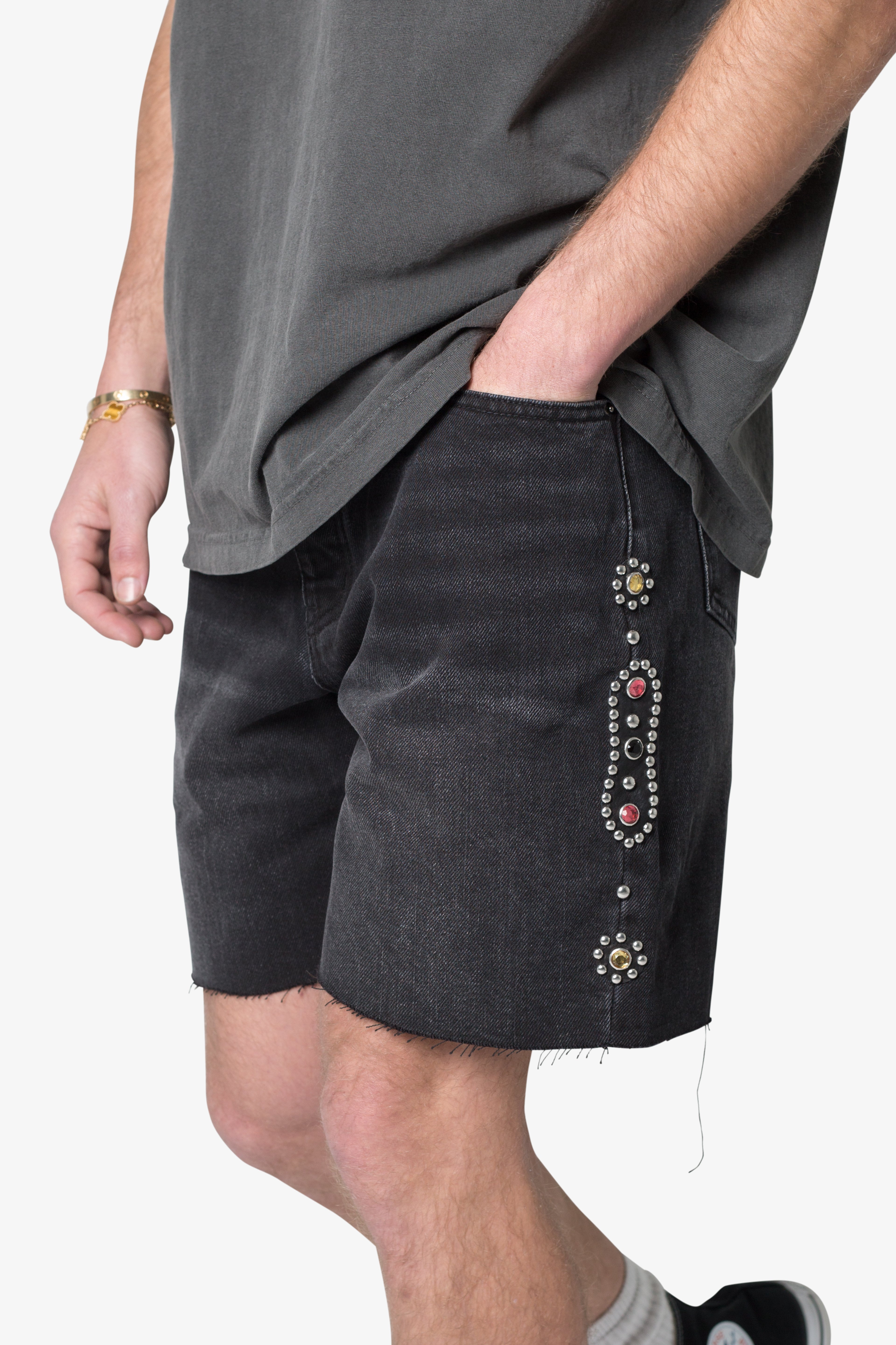 Mojave Denim Shorts - Black