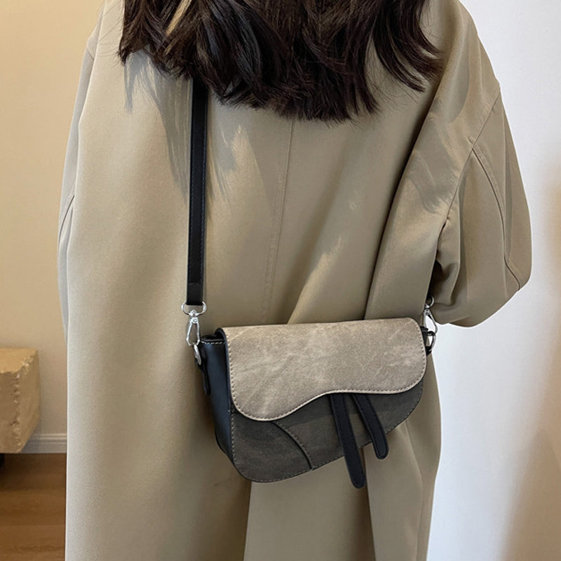 Retro  Saddle Crossbody Shoulder Bag for Mothers