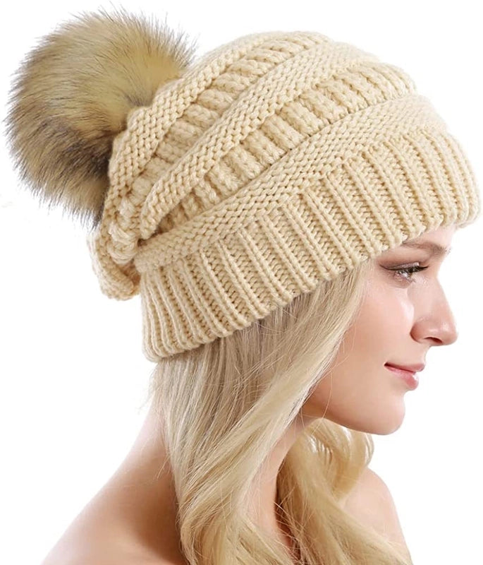 Women's Vintage Style Solid Color Eaveless Wool Cap