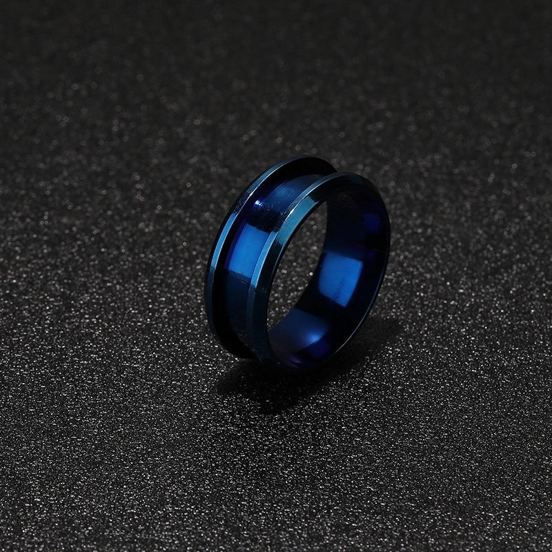 Minimalist Geometric Stainless Steel Rings