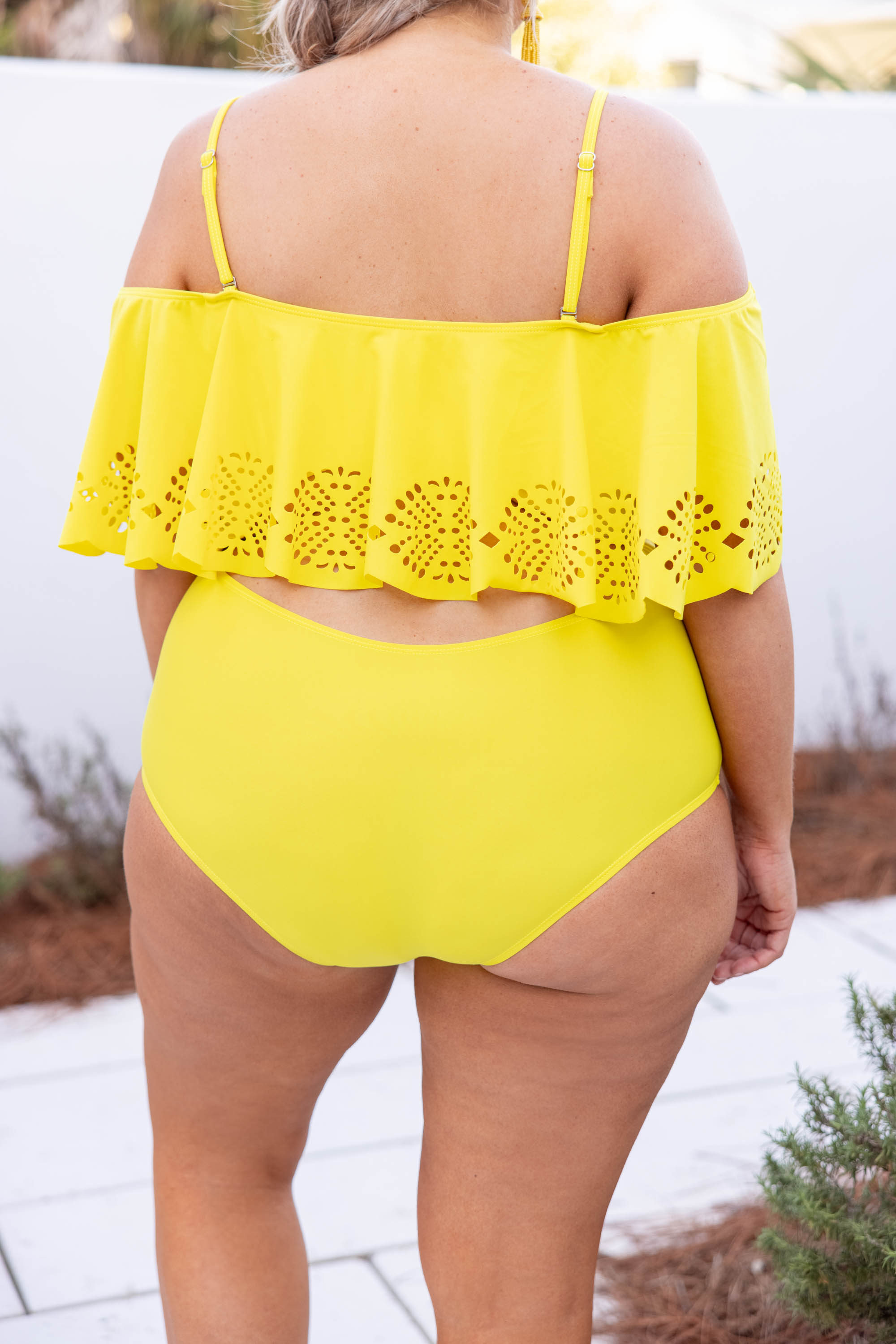 Sunrise And Shine Swimsuit. Yellow