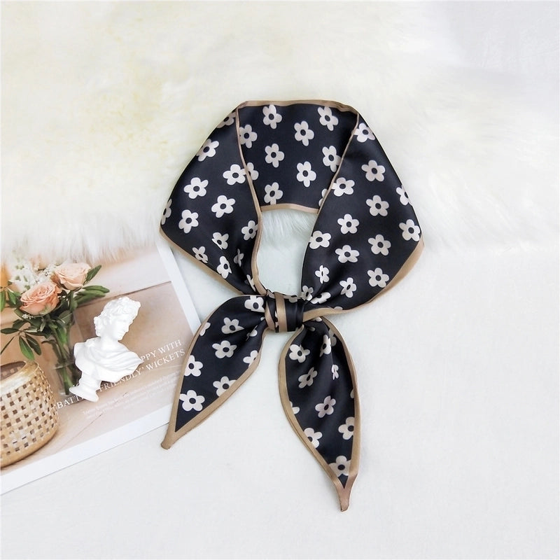 Double-sided Sharp-angled Silk Scarf