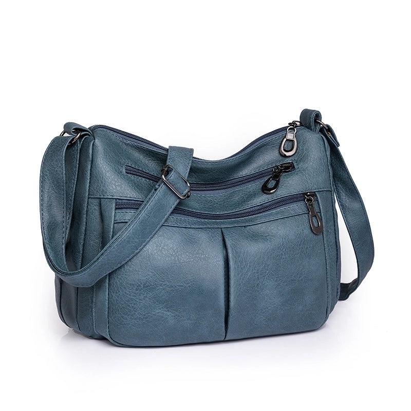 Women's Medium All Seasons Pu Leather Classic Style Tote Bag