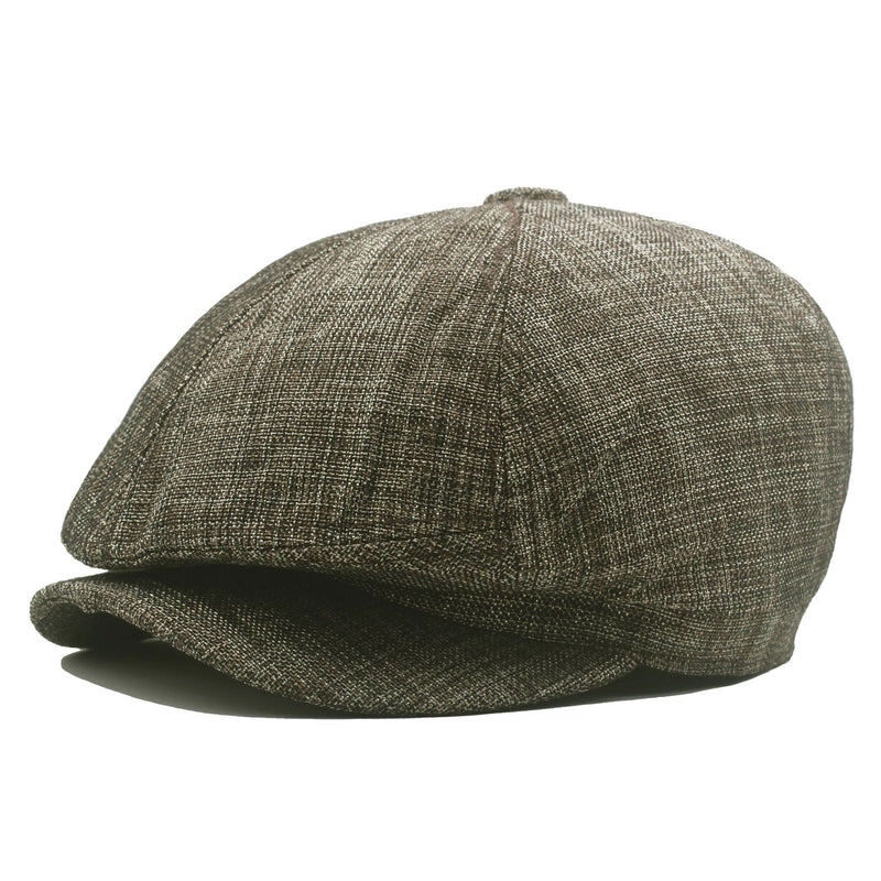 Men's Vintage Style British Style Argyle Curved Eaves Beret Hat
