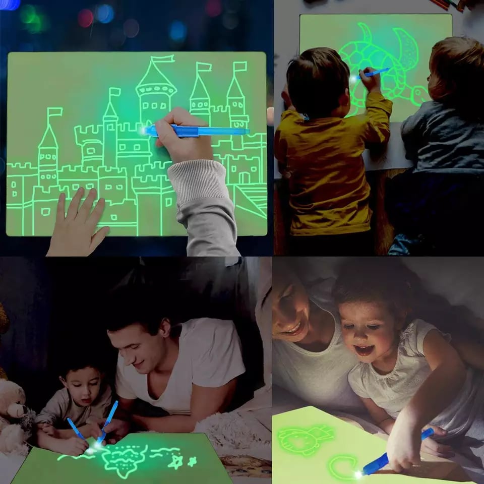 2024-Magic LED Light Drawing Pad - Release the Creativity of Children!☀