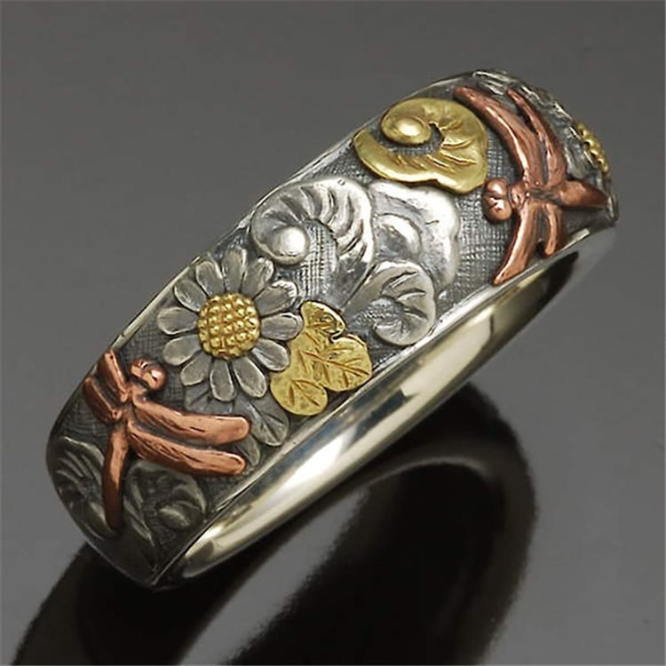Vintage Sunflower Ring