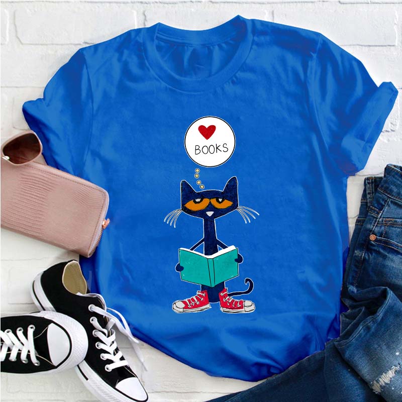 Love Books Teacher T-Shirt