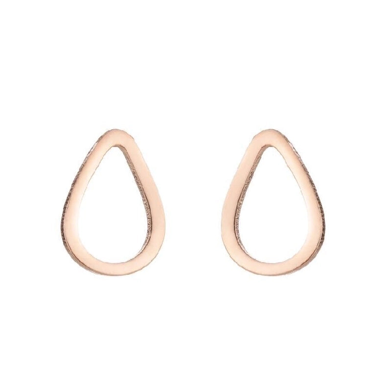 1 Pair Minimalist Sun Plating 304 Stainless Steel 18K Gold Plated Ear Studs