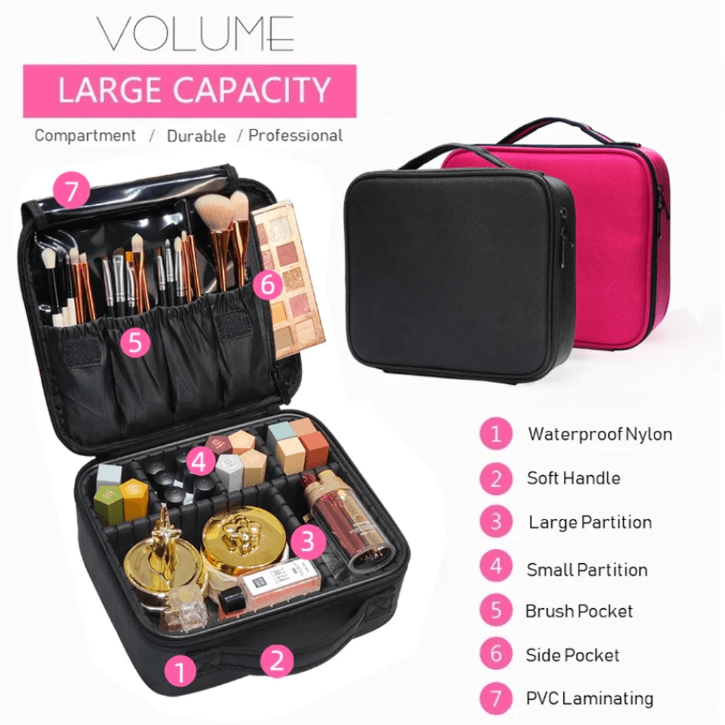 Portable Cosmetic Storage Case