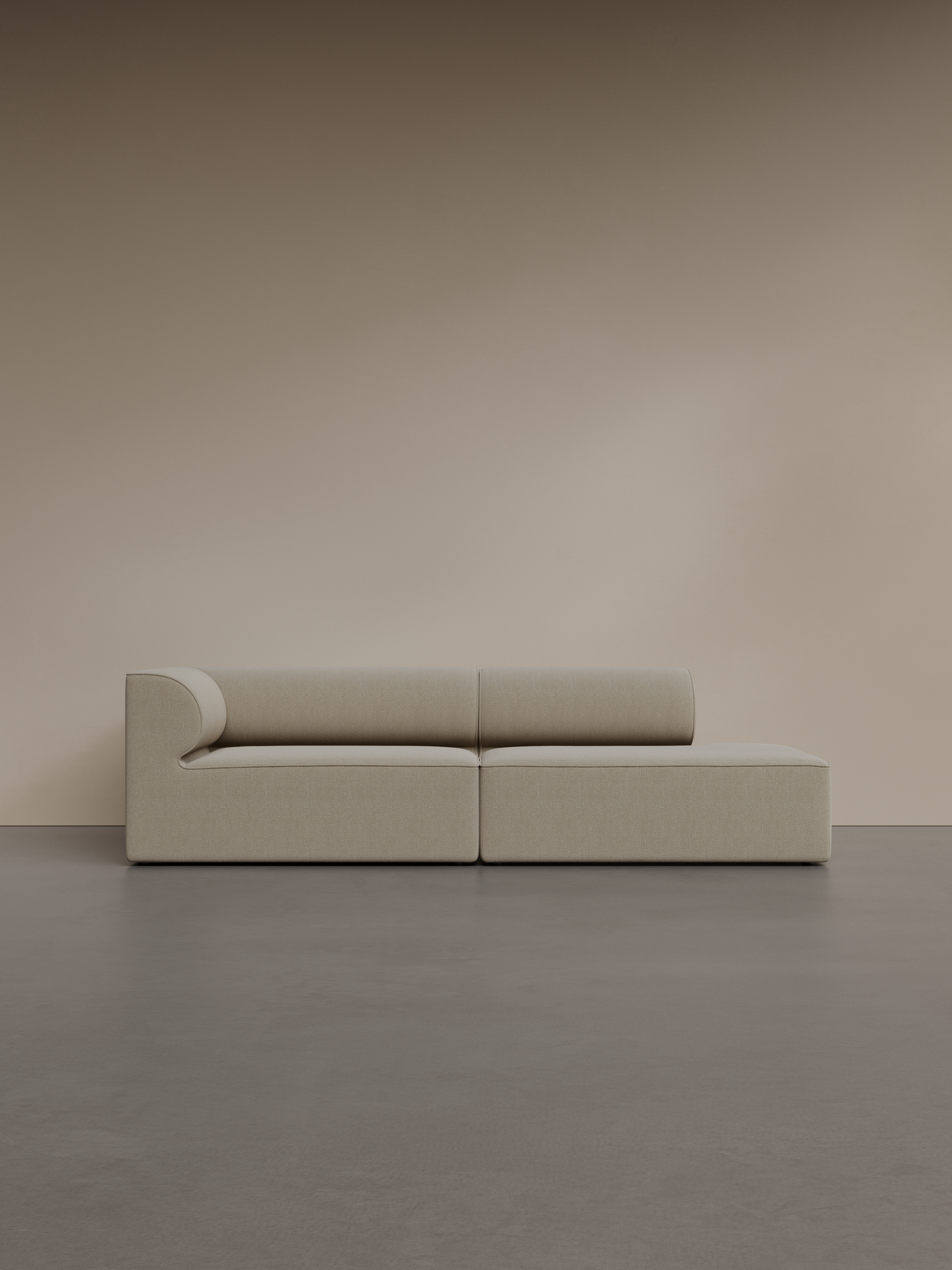 Eave Modular Sofa. 2-seater. Configurations 3-4