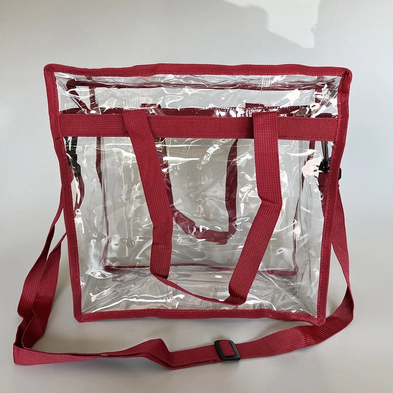 Women's Casual Solid Color Pvc Shopping Bags