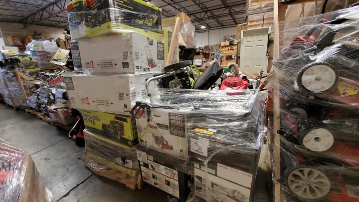 🎁2025  Amazon Customer Returns Tool Pallets Online⭐Buy 7 FOOT TALL “MONSTER” PALLETS Online