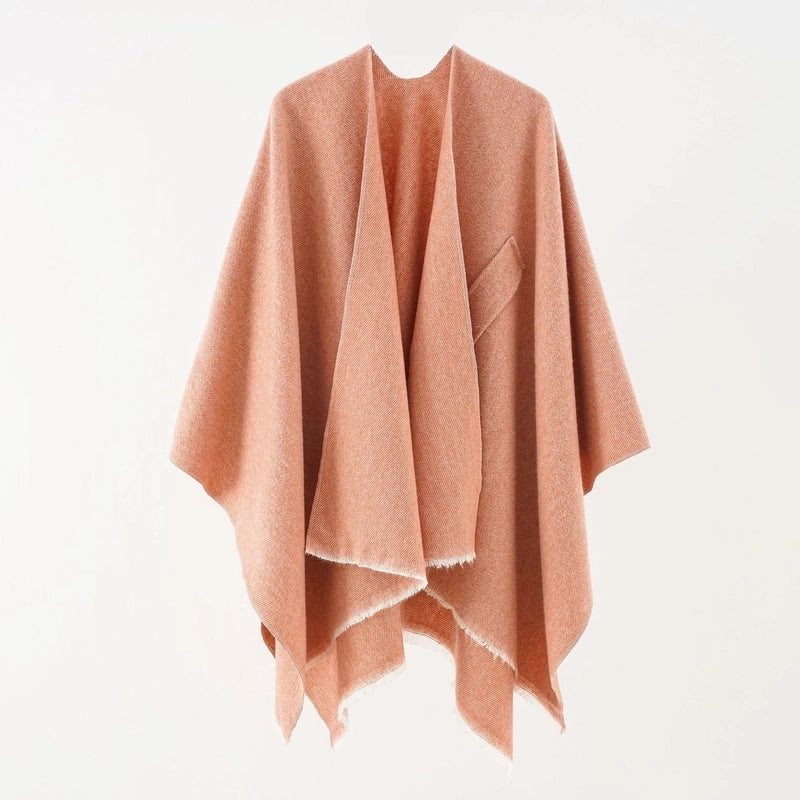 Women's Streetwear Solid Color Polyester Shawl