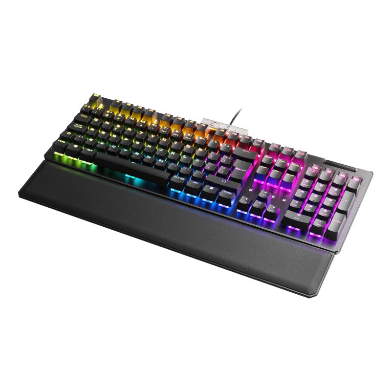 TECLADO MECANICO GAMER EVGA Z15 RGB LINEAL SWITCH PLATA ESP