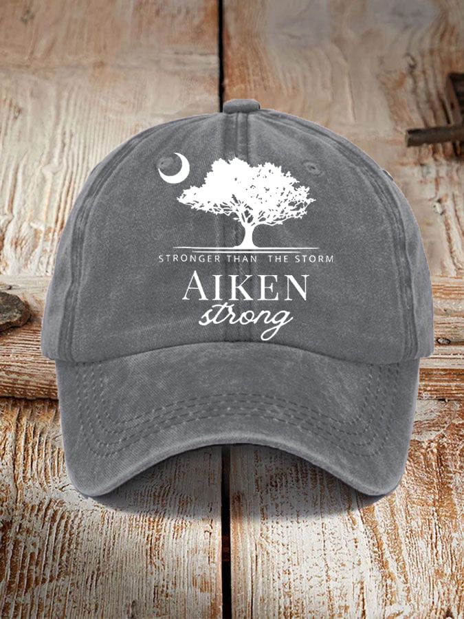 Aiken Strong print hat