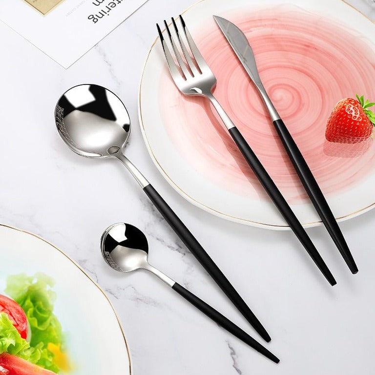 Art Of Food® 4-piece Stainless Steel Cutlery Set. Paris
