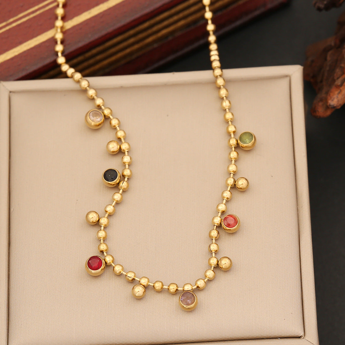 Minimalist Stainless Steel Electroplating Necklaces