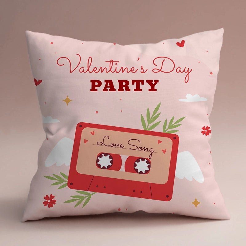 Valentine'S Day Minimalist Letter Polyester Pillow Cases Couch & Sofa Decor