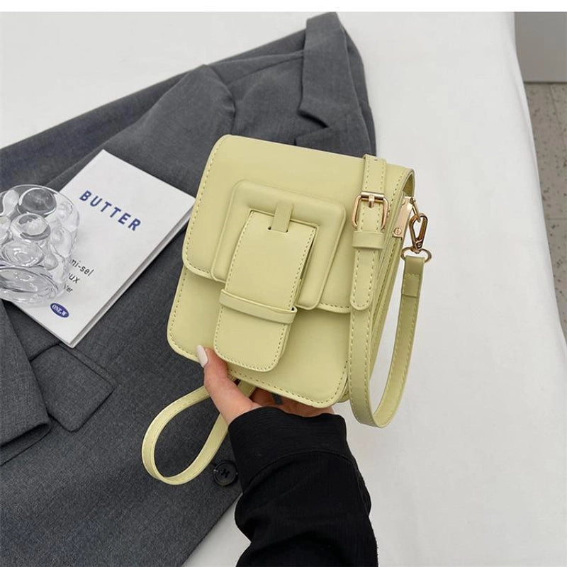 Women's Medium All Seasons Pu Leather Classic Style Shoulder Bag