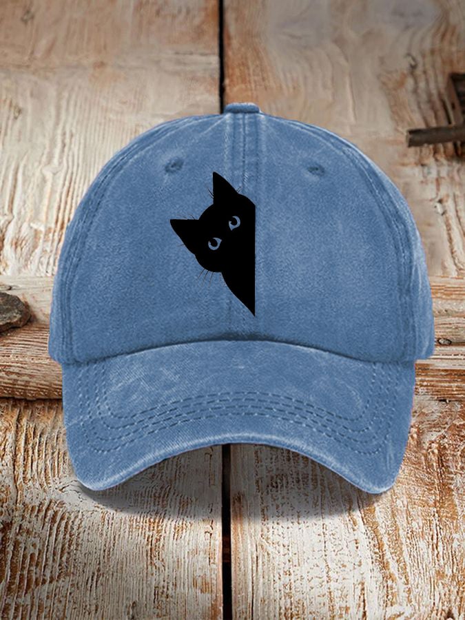 Black Cat Sun Hat