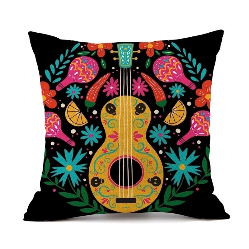 Vacation Printing Linen Pillow Cases