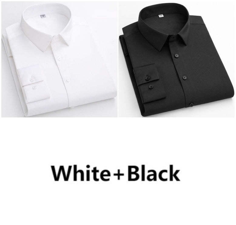 💥Hot Sale🍃Men's High Stretch Ironing-free Business Shirt