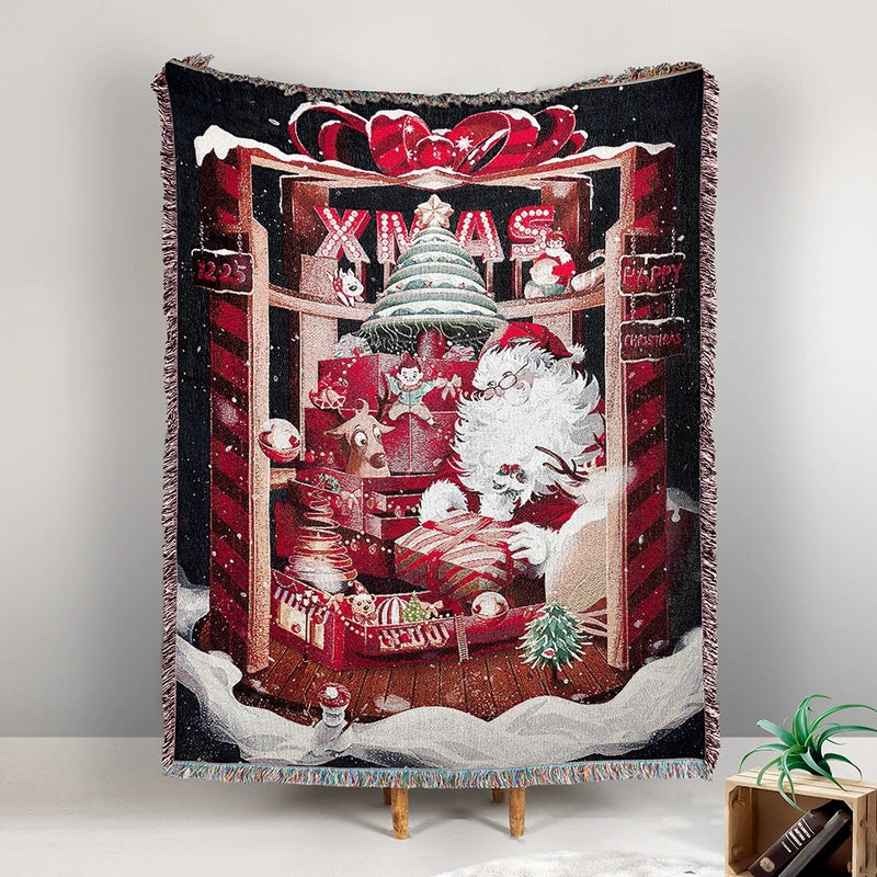 Casual Elegant Cute Elk Cotton Polyester Blanket Couch & Sofa Decor