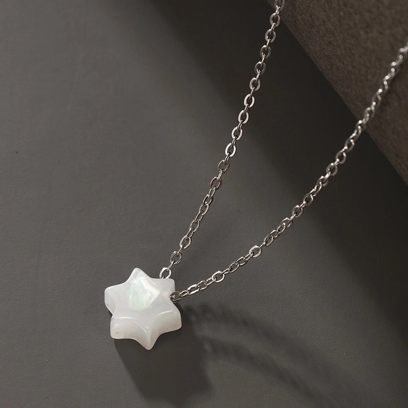 304 Stainless Steel Plastic XUPING Minimalist Hexagram Cross Pendant Necklace