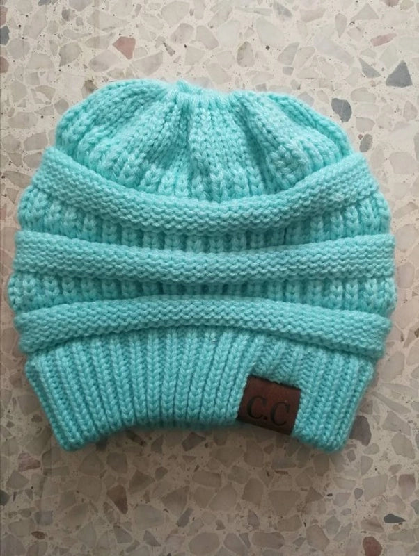 Unisex Casual Minimalist Solid Color Eaveless Wool Cap