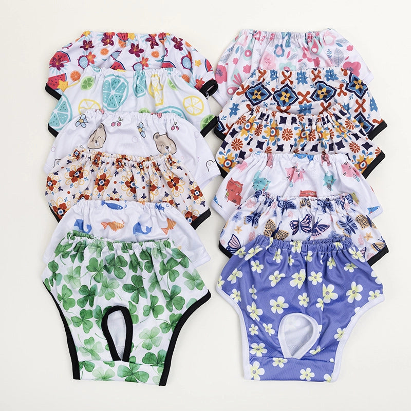 Source Pet Pants Pet Clothing Dog Pants Puppy Printed Cute Pants