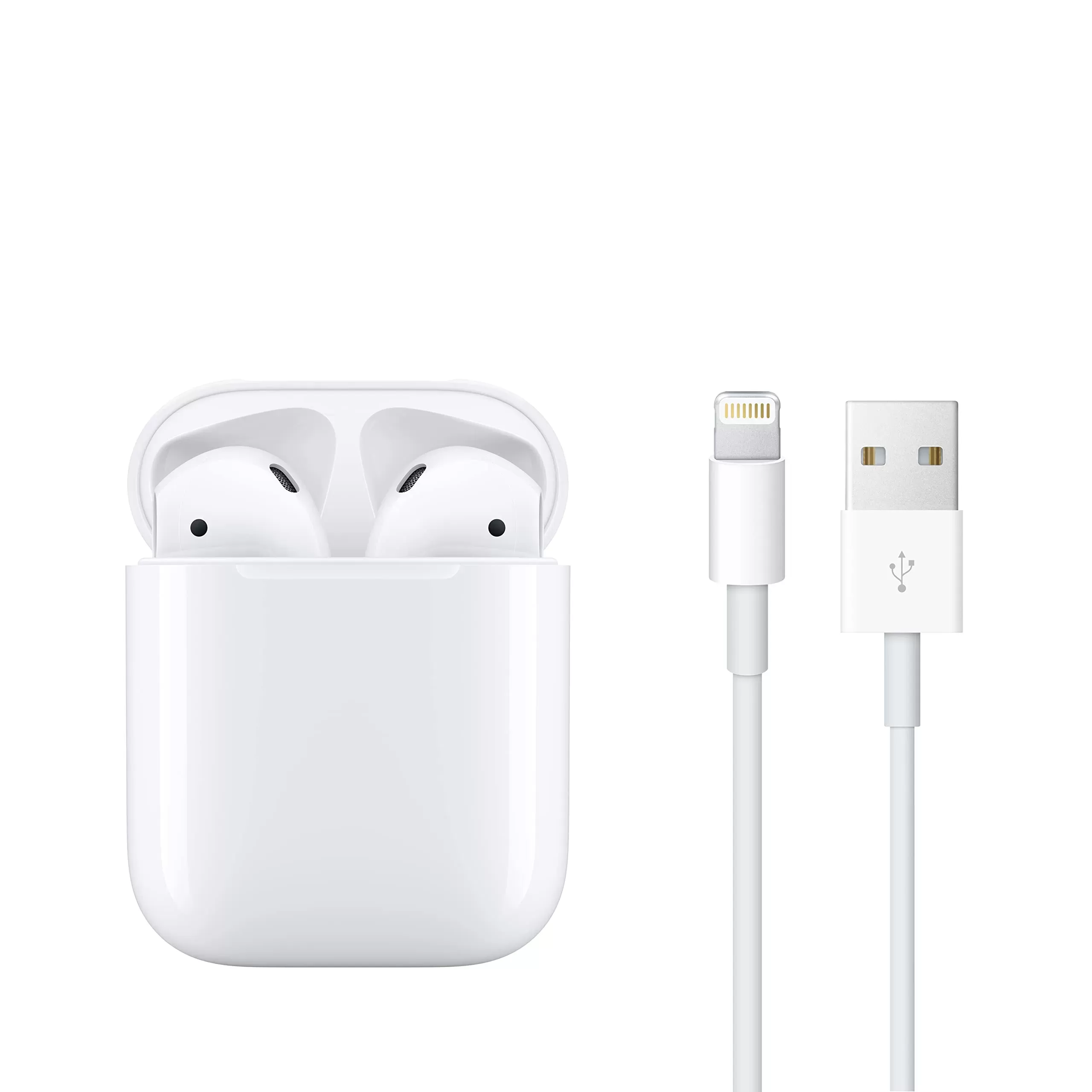(2nd Generation) Wireless Earbuds with Lightning Charging Case Included