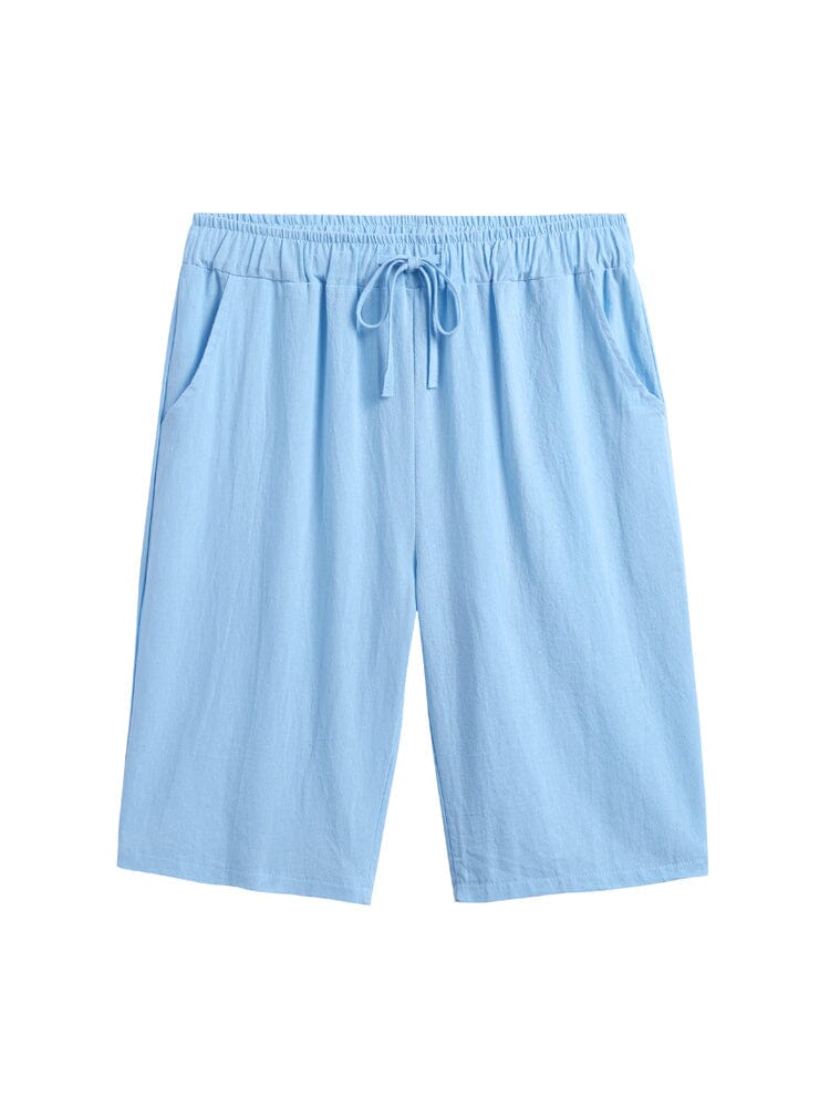 Casual Cotton Drawstring Shorts