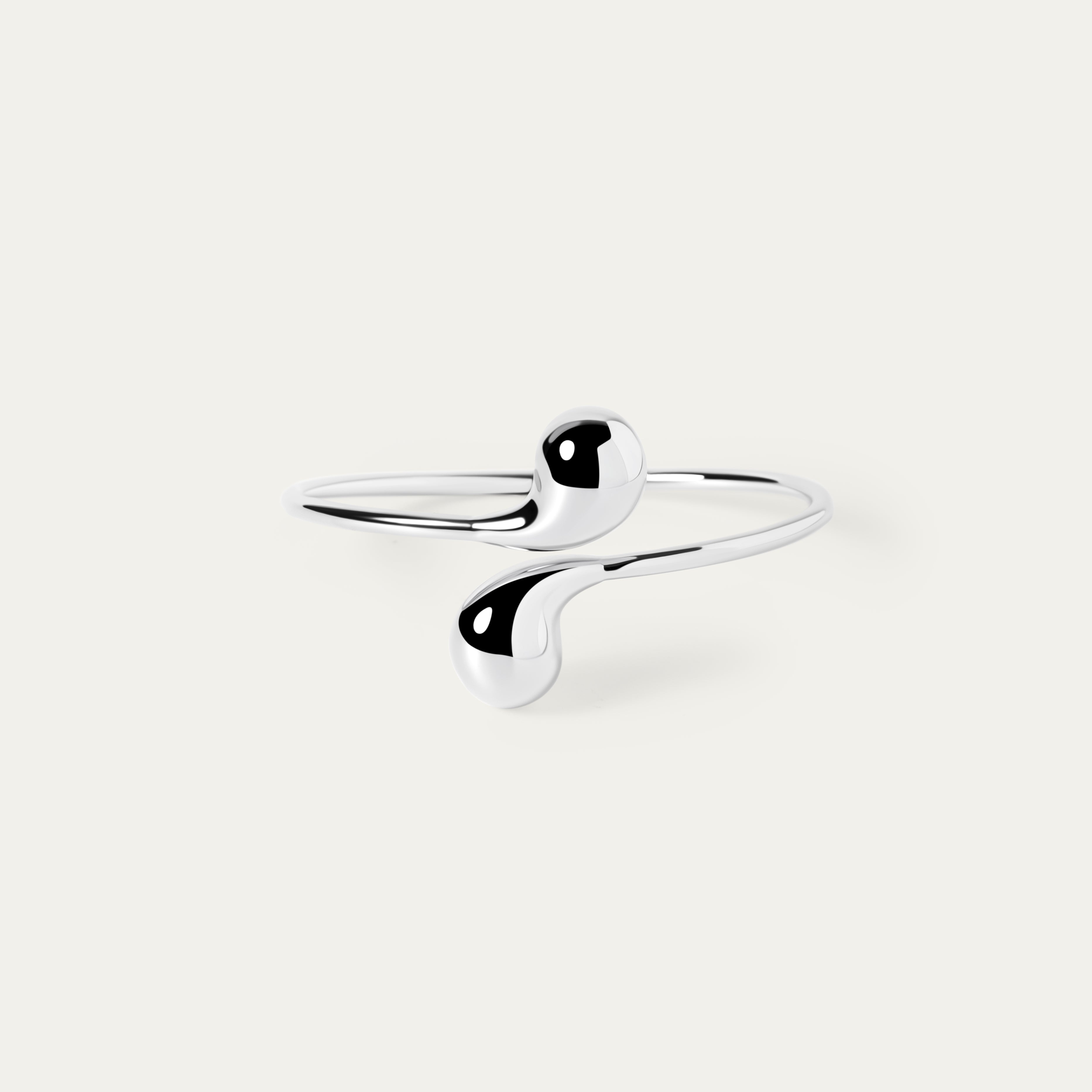 Orti Biggie Bangle (Silver Brass)