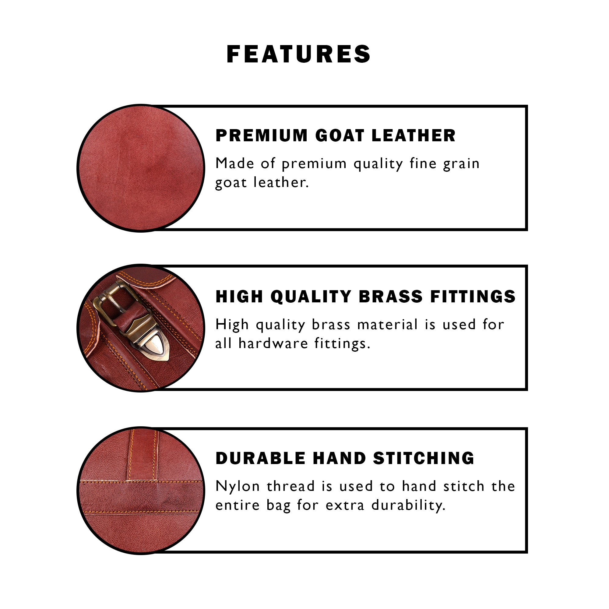 Real Leather Satchel Bag For Women