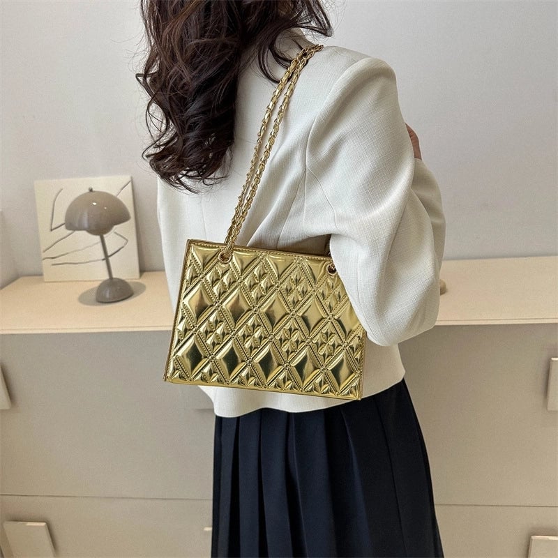 Women's Small All Seasons Pu Leather Streetwear Square Bag
