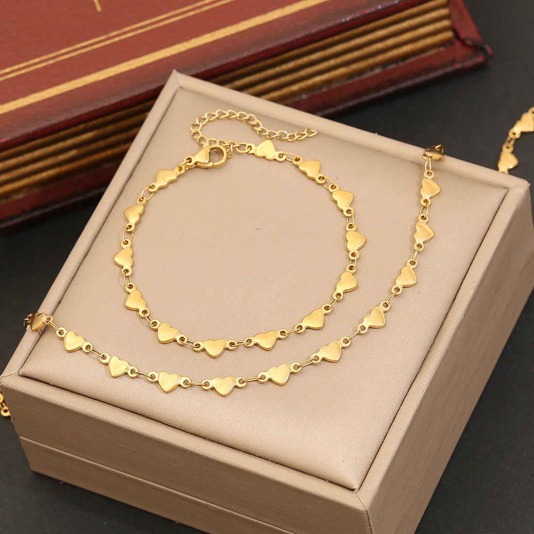Expressive Heart Heart Stainless Steel Electroplating Necklaces