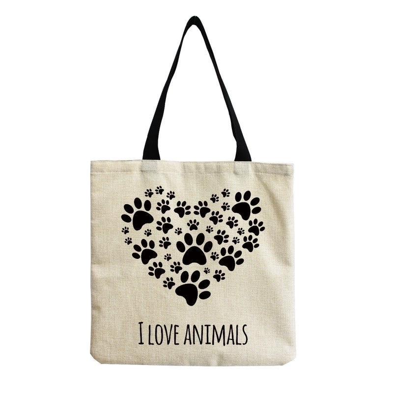 Women's Minimalist Letter Shopping Bags