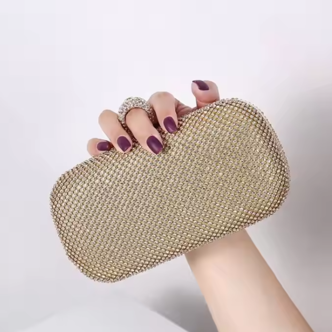 Shiny Ring Diamond PC+ABS Evening Clutch