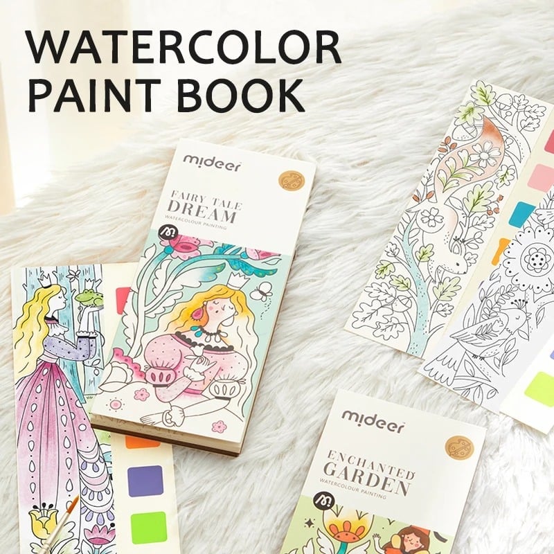 (🔥HOT SALE NOW - 48% OFF)-Pocket Watercolor Painting Book ⚡ BUY 3 GET EXTRA 20% OFF