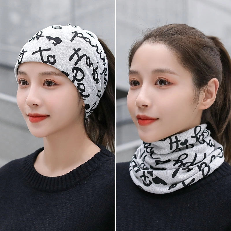 Unisex Casual Star Flower Polyester Scarf