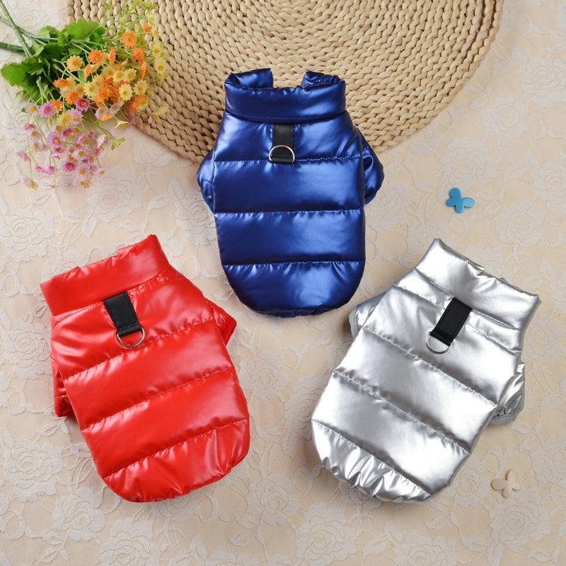 Disposable Cotton-padded Clothes Cat Autumn And Winter Dog Clothes Winter Clothes Small Dog Pet Cotton-padded Jacket New Cotton-padded Clothes Winter Warm