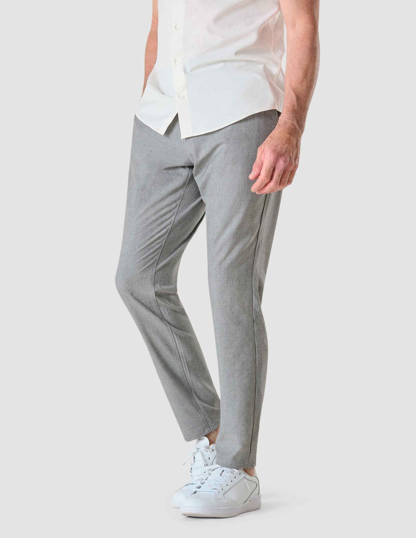 Tech Linen Pants Charcoal