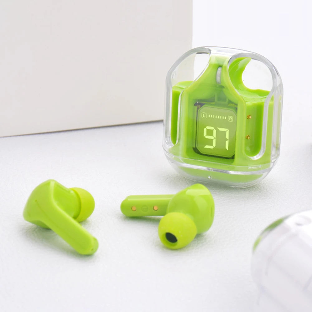 T6 Wireless Transparent Earbuds